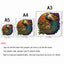 Adult Animal Wooden Puzzle Round Peacock and Bird Wooden Puzzle Children's Puzzle Toy Festival Gift A3 A4 A5 Multi Size Puzzle - Slobuy