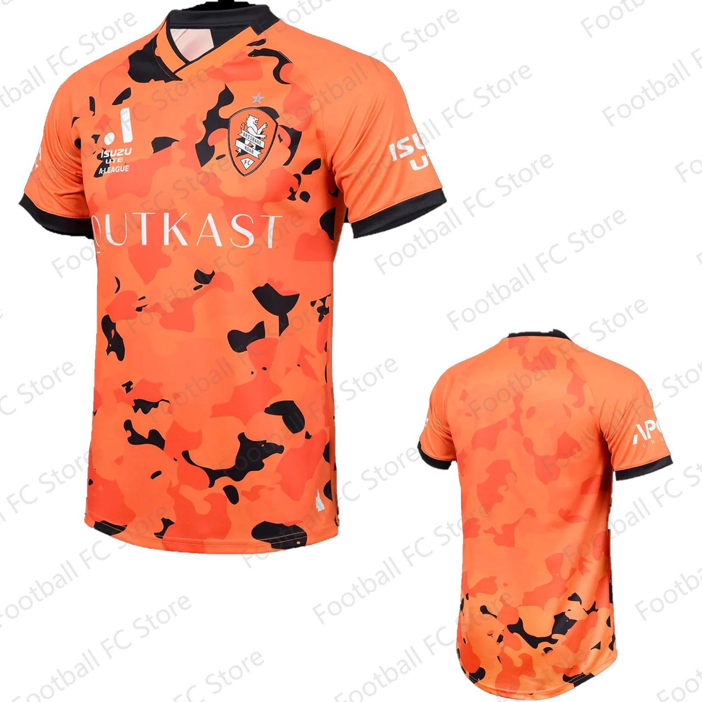 2024 New Arrival Summer Australia Brisbane Roar Soccer Home Jersey Training Shirts Oversized Cartoon Tops Kids/Adults Jersey - Slobuy