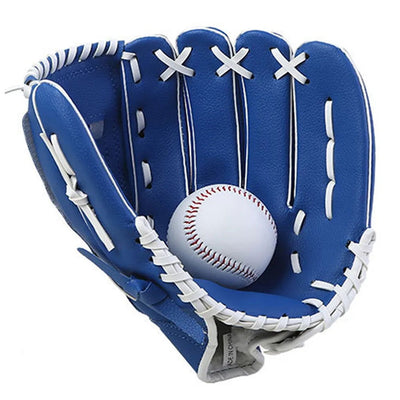 Outdoor Sports Baseball Glove Softball Practice Equipment 9.5/10.5/11.5/12.5 Inch Left Hand for Kids/Adults Men Women Training - Slobuy