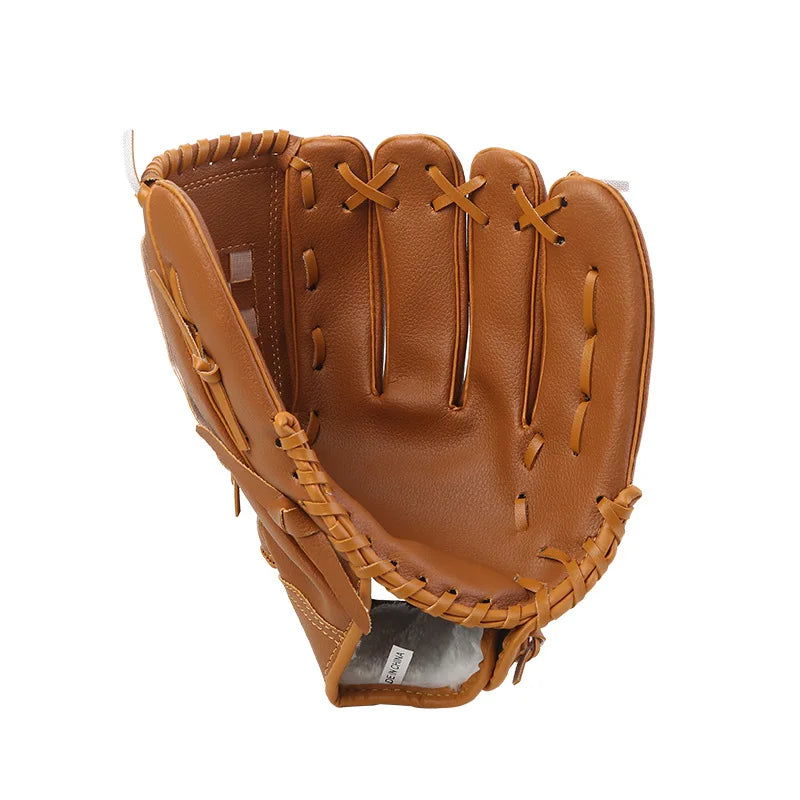 Outdoor Sports Baseball Glove Softball Practice Equipment 9.5/10.5/11.5/12.5 Inch Left Hand for Kids/Adults Men Women Training - Slobuy