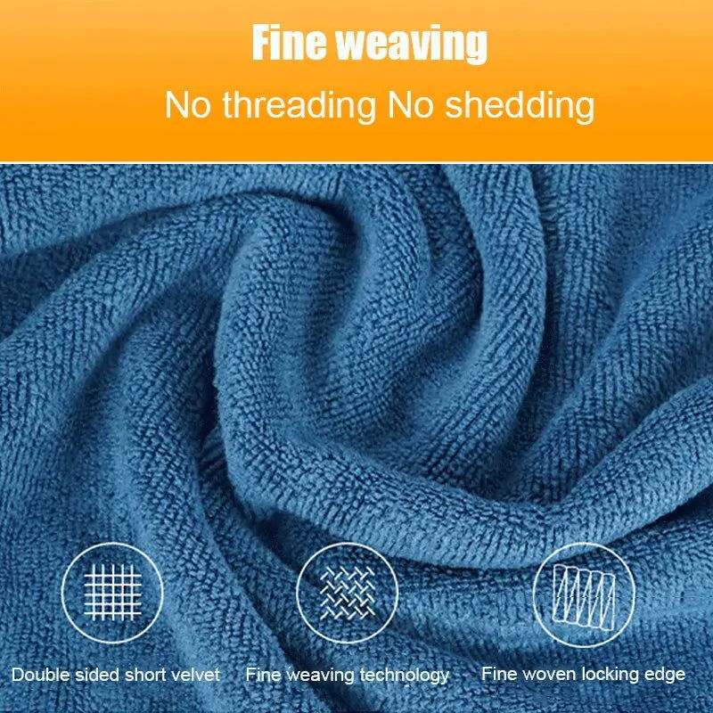Advanced Car Wash Towel Wipe Cloth Does Not Remove Wool Superfine Fiber Double Sided Short Wool Drying Auto Waxing Special Care - Slobuy
