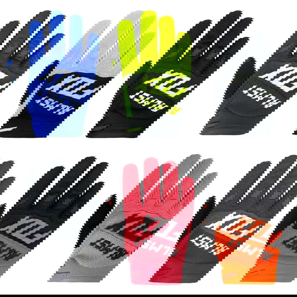 Age 6-12 Years Old Kids Full Finger MX Defend Riding Bicycle Gloves Racing Motocross Guantes Mountain Motorcycle Children Gloves - Slobuy