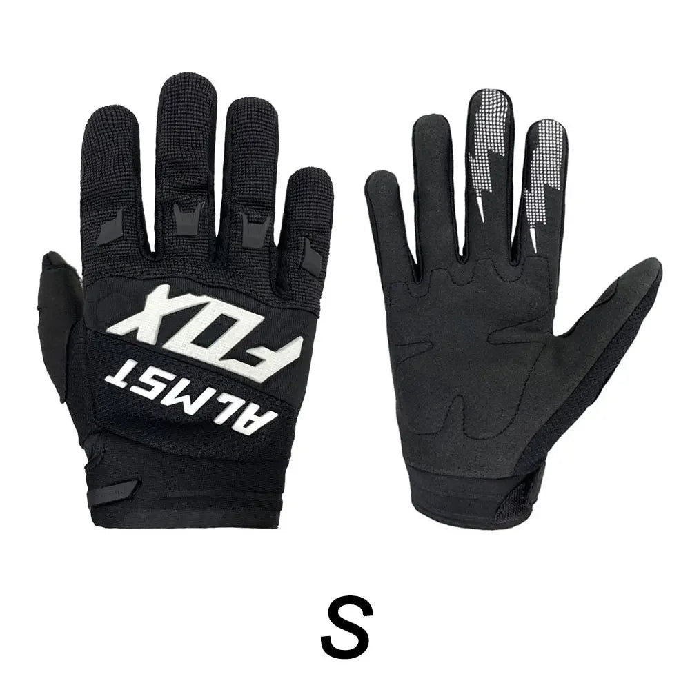 Age 6-12 Years Old Kids Full Finger MX Defend Riding Bicycle Gloves Racing Motocross Guantes Mountain Motorcycle Children Gloves - Slobuy