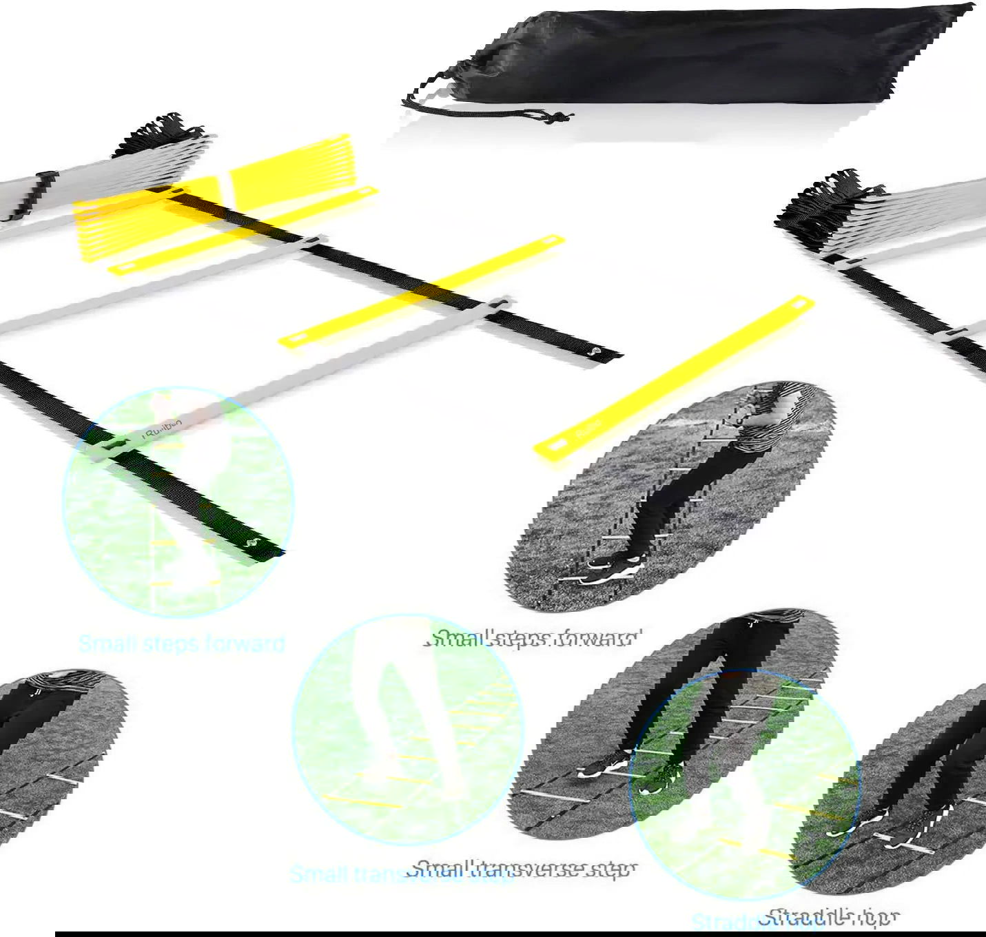 Agility Ladders Nylon Straps For Speed Training And Sports Flexibility Agility Football Training Energy Ladder Equipment - Slobuy