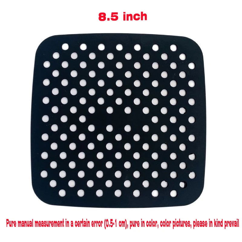 Air Fryer Silicone Mat Kitchen Accessories Non-stick Baking Mat Pastry Tools Accessories Bakeware Oil Mats Cake Grilled Saucer - Slobuy