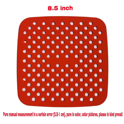Air Fryer Silicone Mat Kitchen Accessories Non-stick Baking Mat Pastry Tools Accessories Bakeware Oil Mats Cake Grilled Saucer - Slobuy