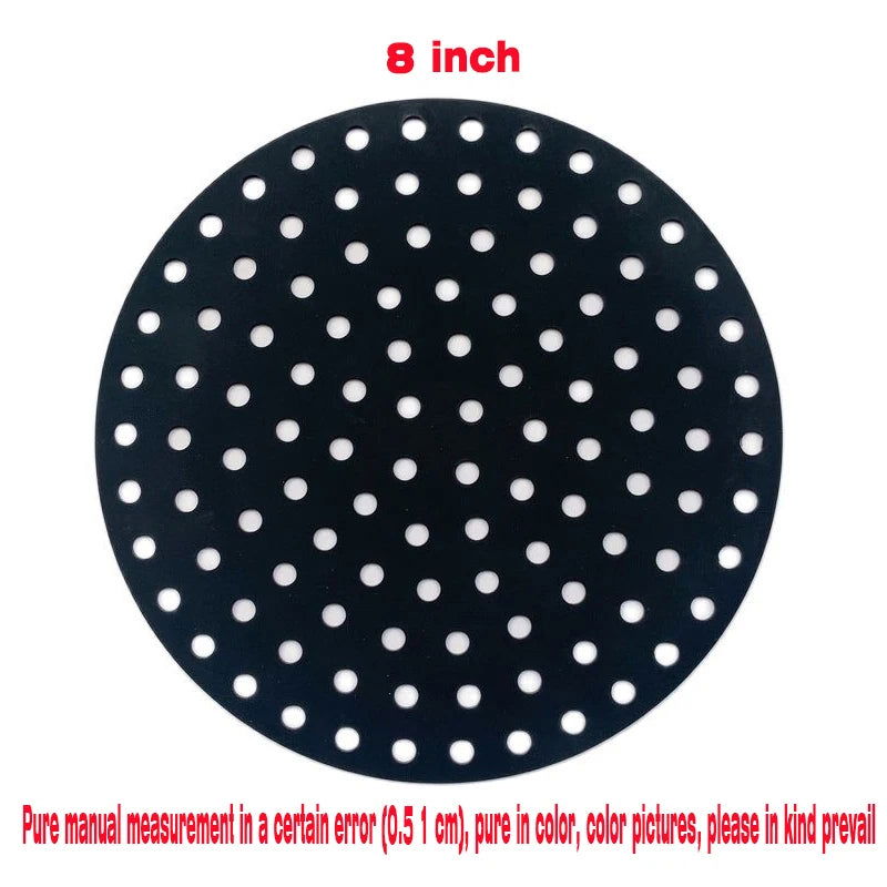 Air Fryer Silicone Mat Kitchen Accessories Non-stick Baking Mat Pastry Tools Accessories Bakeware Oil Mats Cake Grilled Saucer - Slobuy