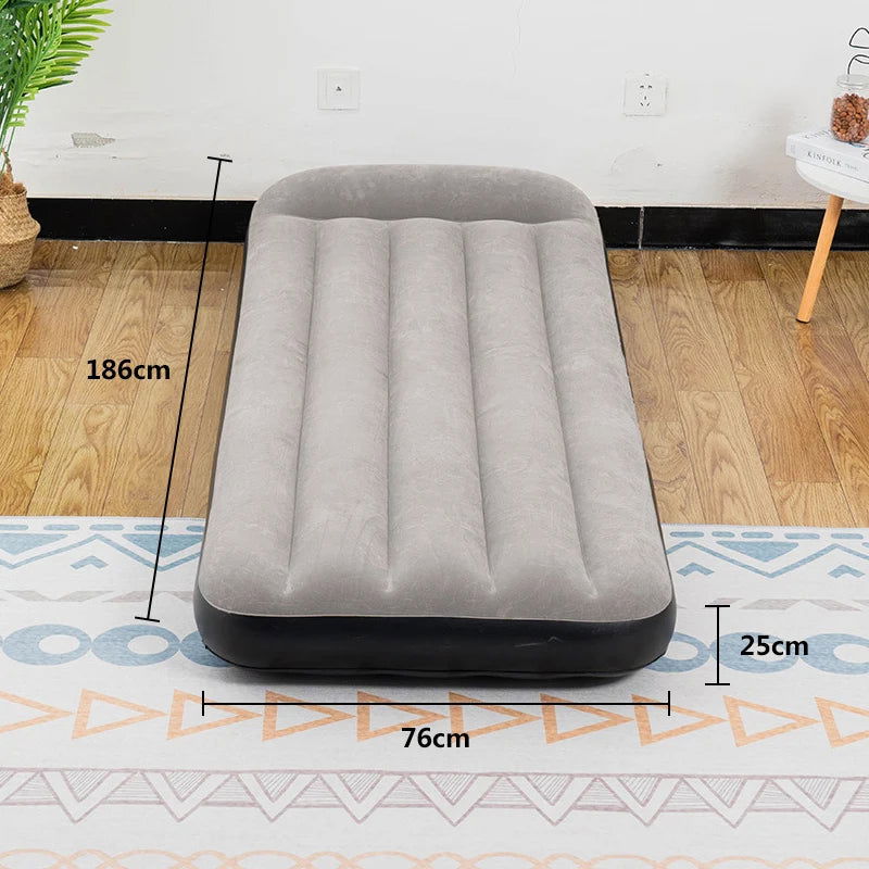 Air Mattress Inflatable Camping Air Bed with Build-in Pillow for Family, Camping and Travel,  Waterproof and Comfortable - Slobuy