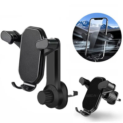 Air Vent Car Phone Holder Gravity Lock Phone Mount 360-Degree Flexible Adjustment Universal Auto Phone Stand for 4-7 Inches - Slobuy