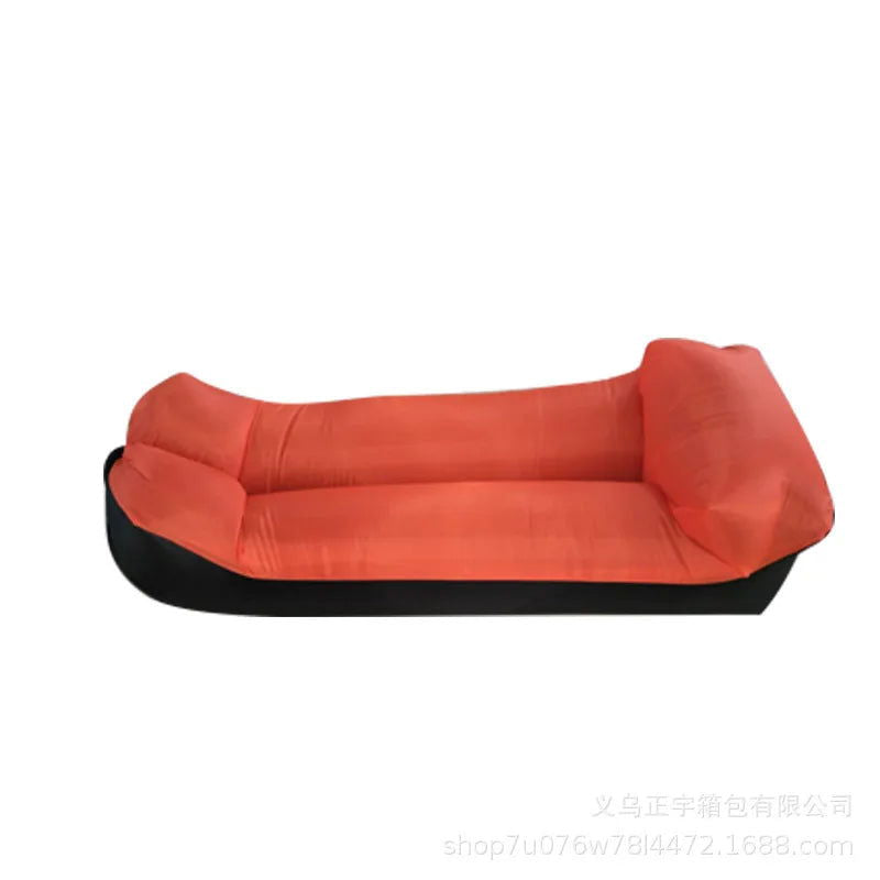 Air Waterproof Lazy Inflatable Sofa Portable Outdoor Beach Air Sofa Sleeping Bag Bed Oxford Cloth 240x70cm - Slobuy