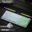 Ajazz Ak820 RGB Tri-Mode Gaming Mechanical Keyboard 82 Key Bluetooth 2.4GHz Wireless Gamer Keyboard Custom Gasket for Pc Laptop - Slobuy