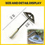 All-Steel Hardened Hollow Hoe Handheld Weeding Rake Planting Vegetables Farm Garden Agriculture Weeding Too - Slobuy