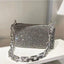 Allover Rhinestone Bucket Bag, Glitter Chain Prom Purse, Women's Mini Crossbody Bag (6.3*3.54) Inch - Slobuy