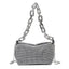 Allover Rhinestone Bucket Bag, Glitter Chain Prom Purse, Women's Mini Crossbody Bag (6.3*3.54) Inch - Slobuy