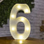 Alphabet Letter LED Lights Luminous Number Lamp Decor  Battery Night Light for home Wedding Birthday Christmas party Decoration - Slobuy