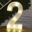 Alphabet Letter LED Lights Luminous Number Lamp Decor  Battery Night Light for home Wedding Birthday Christmas party Decoration - Slobuy