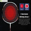 Alpsport AIR 10U  Ultralight 52g T800 Badminton Racket Fast rebound  Imported max 28lbs Carbon fiber + titanium badminton racket - Slobuy
