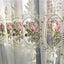 American Luxury Peony Embroidery Tulle Curtain For Living Room European Elegant Flower Embroidery Sheer Voile Drapes For Bedroom - Slobuy