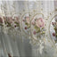 American Luxury Peony Embroidery Tulle Curtain For Living Room European Elegant Flower Embroidery Sheer Voile Drapes For Bedroom - Slobuy