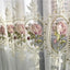 American Luxury Peony Embroidery Tulle Curtain For Living Room European Elegant Flower Embroidery Sheer Voile Drapes For Bedroom - Slobuy