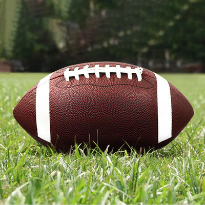 American football  soccer rugby association football footy ball Standard size 9 Sports football for men women children - Slobuy