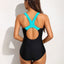 Anfilia One-Piece Swimsuits Women Sports Swimwear Sport Swimsuit Open Back Beach Wear Bathing Suit - Slobuy