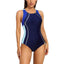 Anfilia One-Piece Swimsuits Women Sports Swimwear Sport Swimsuit Open Back Beach Wear Bathing Suit - Slobuy