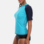 Anfilia Women Short Sleeve Rashguard Shirt Swimsuit Patchwork Swimwear Surfing Top Hiking Shirt Rash Guard UPF50+ - Slobuy