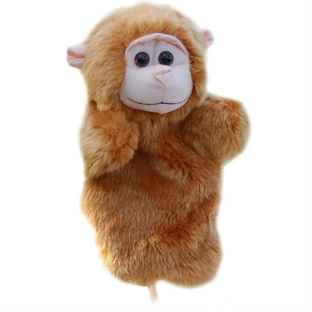 Animal Hand Puppet Cat Dolls Plush Hand Doll Puppets for Telling Story Cartoon Plush Toys - Slobuy