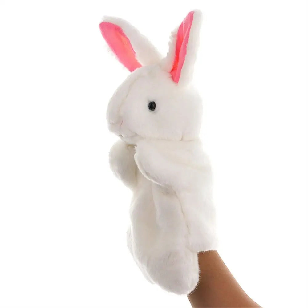 Animal Hand Puppet Cat Dolls Plush Hand Doll Puppets for Telling Story Cartoon Plush Toys - Slobuy