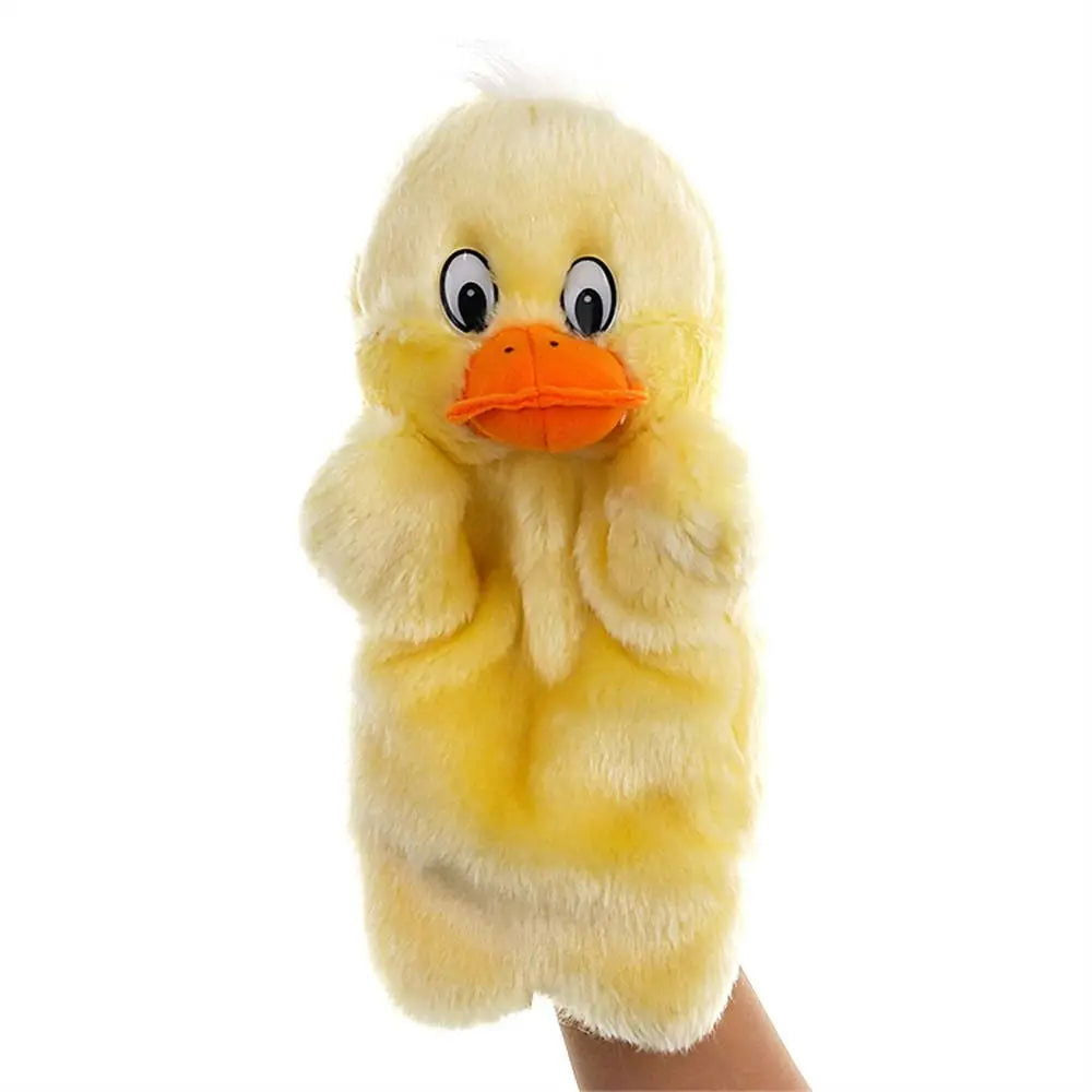 Animal Hand Puppet Cat Dolls Plush Hand Doll Puppets for Telling Story Cartoon Plush Toys - Slobuy
