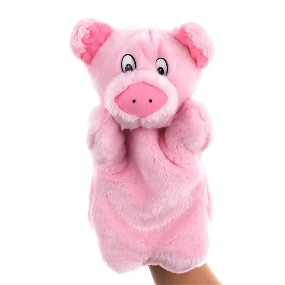 Animal Hand Puppet Cat Dolls Plush Hand Doll Puppets for Telling Story Cartoon Plush Toys - Slobuy