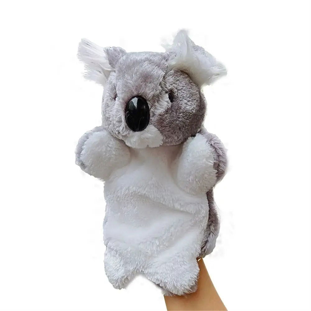 Animal Hand Puppet Cat Dolls Plush Hand Doll Puppets for Telling Story Cartoon Plush Toys - Slobuy