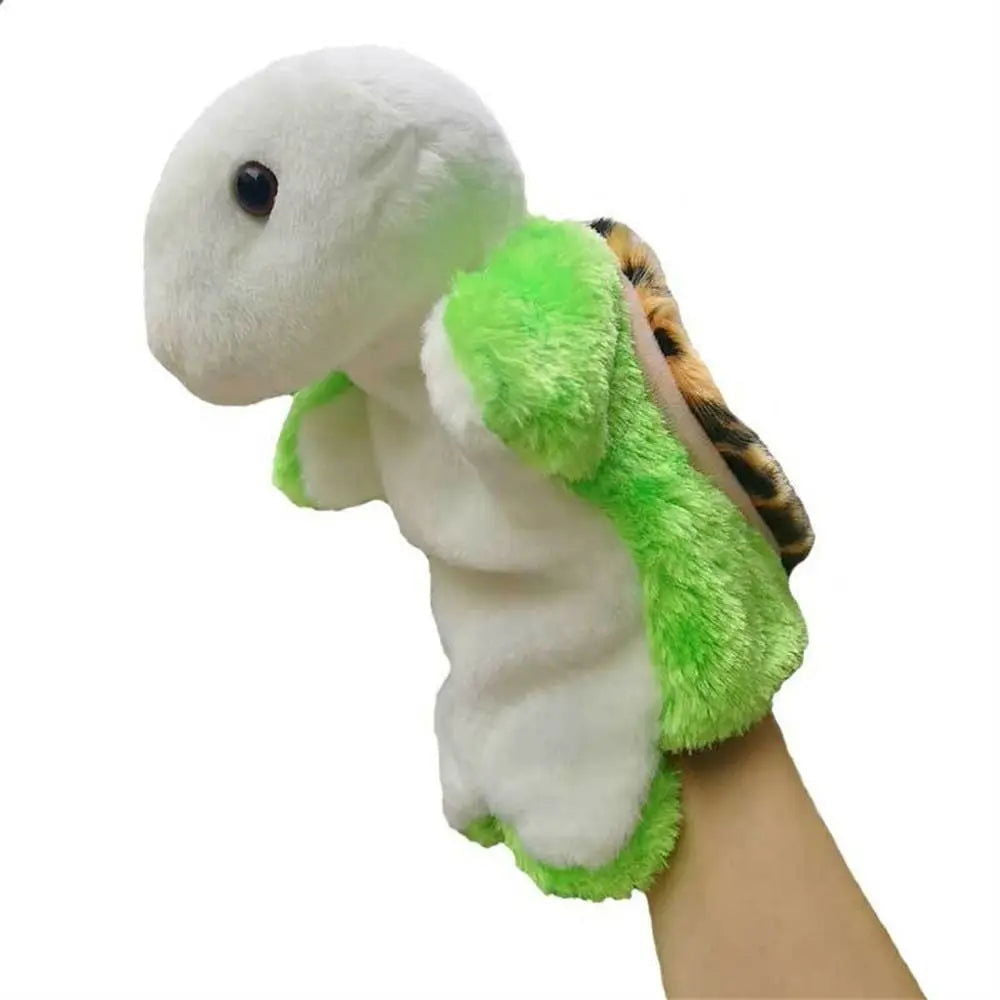 Animal Hand Puppet Cat Dolls Plush Hand Doll Puppets for Telling Story Cartoon Plush Toys - Slobuy