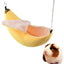 Animals Design Pet Banana Hamster Rat Hammock Cage House Nest  Hamster Warm House  Small Animal Hammock - Slobuy