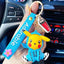 Anime Action Figure Pikachu Psyduck Charmander Snorlax Squirtle Bag Keyring Pendant Birthday Gifts Anime llaveros Keychain - Slobuy
