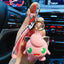 Anime Action Figure Pikachu Psyduck Charmander Snorlax Squirtle Bag Keyring Pendant Birthday Gifts Anime llaveros Keychain - Slobuy