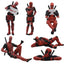Anime Deadpool 2 Action Figure Sitting lying Posture Model Anime X-Men Mini Doll Decoration Collection Figurine Gifts - Slobuy