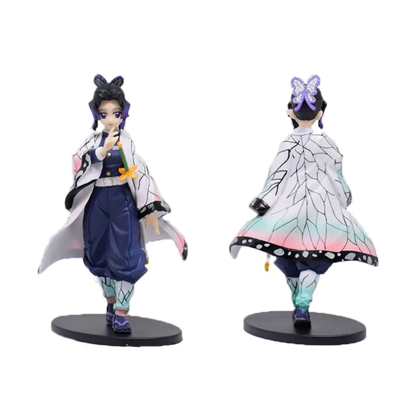 Anime Demon Slayer Figure Kamado Tanjirou Nezuko Action Figures PVC Model Toys Zenitsu Figurine Inosuke Kimetsu No Yaiba Figura - Slobuy