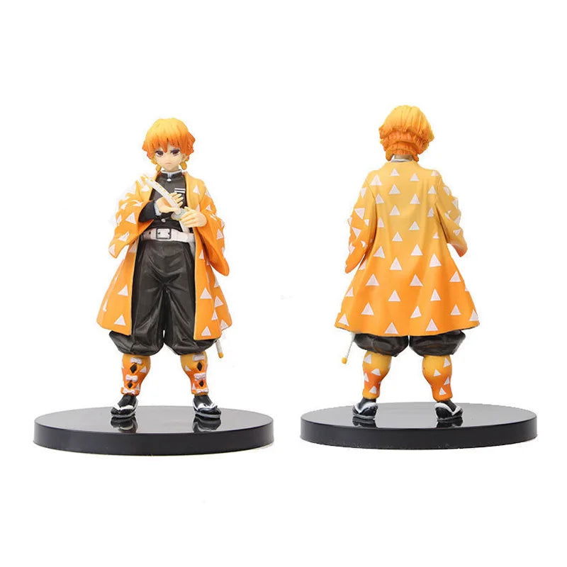 Anime Demon Slayer Figure Kamado Tanjirou Nezuko Action Figures PVC Model Toys Zenitsu Figurine Inosuke Kimetsu No Yaiba Figura - Slobuy