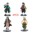 Anime Demon Slayer Figure Kamado Tanjirou Nezuko Action Figures PVC Model Toys Zenitsu Figurine Inosuke Kimetsu No Yaiba Figura - Slobuy