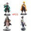 Anime Demon Slayer Figure Kamado Tanjirou Nezuko Action Figures PVC Model Toys Zenitsu Figurine Inosuke Kimetsu No Yaiba Figura - Slobuy