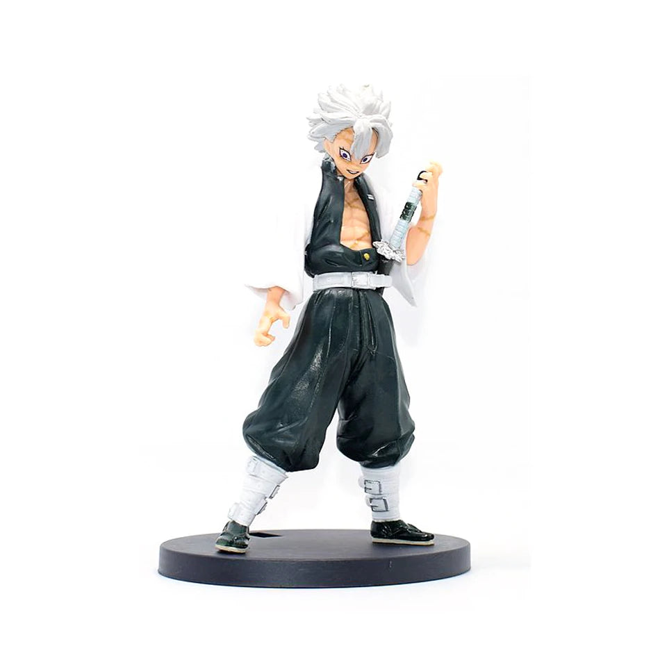 Anime Demon Slayer Figure Kamado Tanjirou Nezuko Action Figures PVC Model Toys Zenitsu Figurine Inosuke Kimetsu No Yaiba Figura - Slobuy