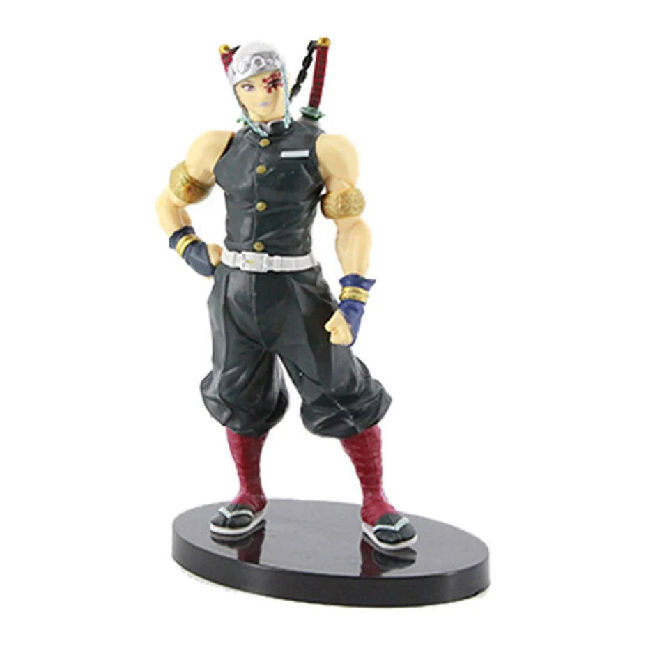 Anime Demon Slayer Figure Kamado Tanjirou Nezuko Action Figures PVC Model Toys Zenitsu Figurine Inosuke Kimetsu No Yaiba Figura - Slobuy
