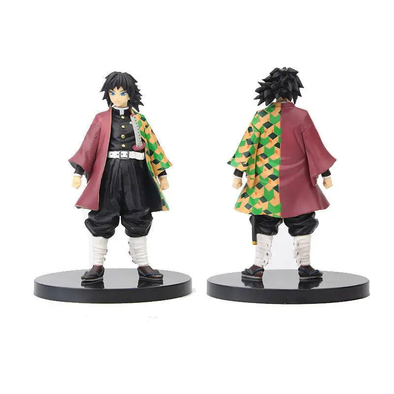 Anime Demon Slayer Figure Kamado Tanjirou Nezuko Action Figures PVC Model Toys Zenitsu Figurine Inosuke Kimetsu No Yaiba Figura - Slobuy