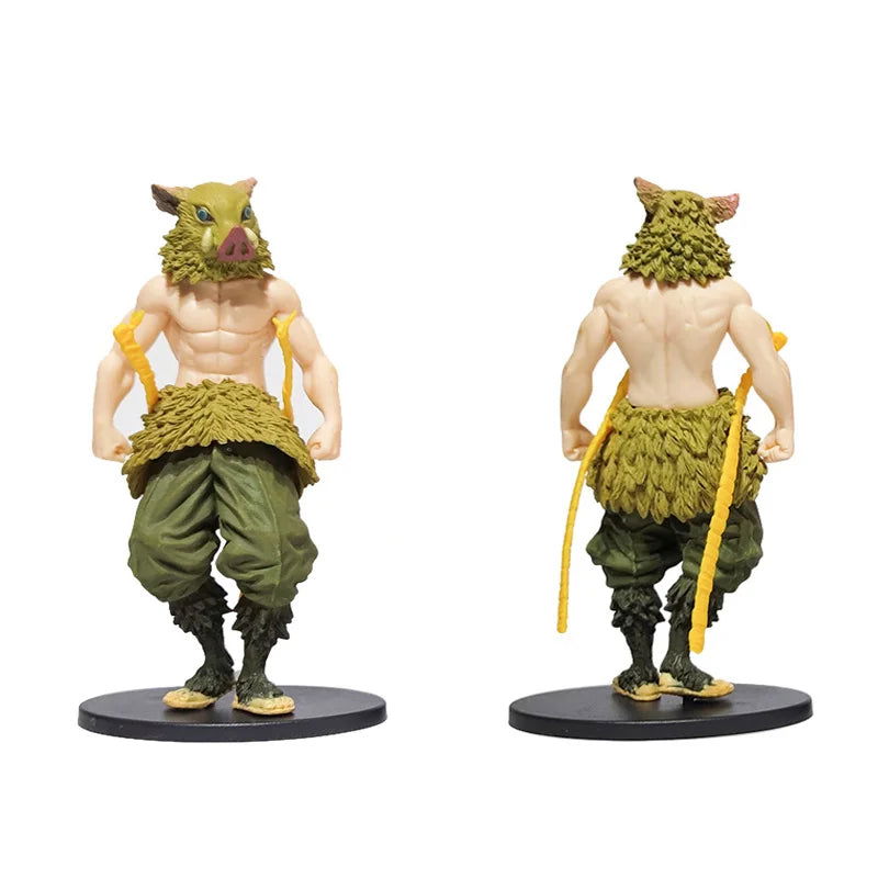 Anime Demon Slayer Figure Kamado Tanjirou Nezuko Action Figures PVC Model Toys Zenitsu Figurine Inosuke Kimetsu No Yaiba Figura - Slobuy