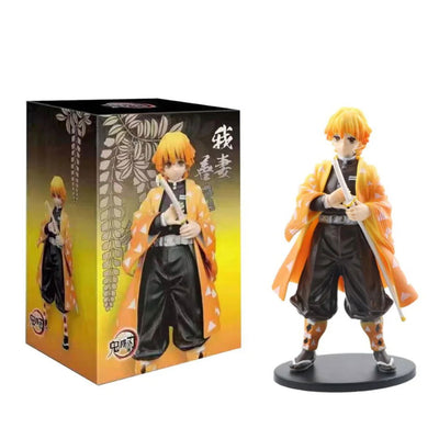 Anime Demon Slayer Kimetsu no Yaiba figure Kamado Tanjirou Action Figure Agatsuma Zenitsu Nezuko Warrior PVC Model Toys - Slobuy
