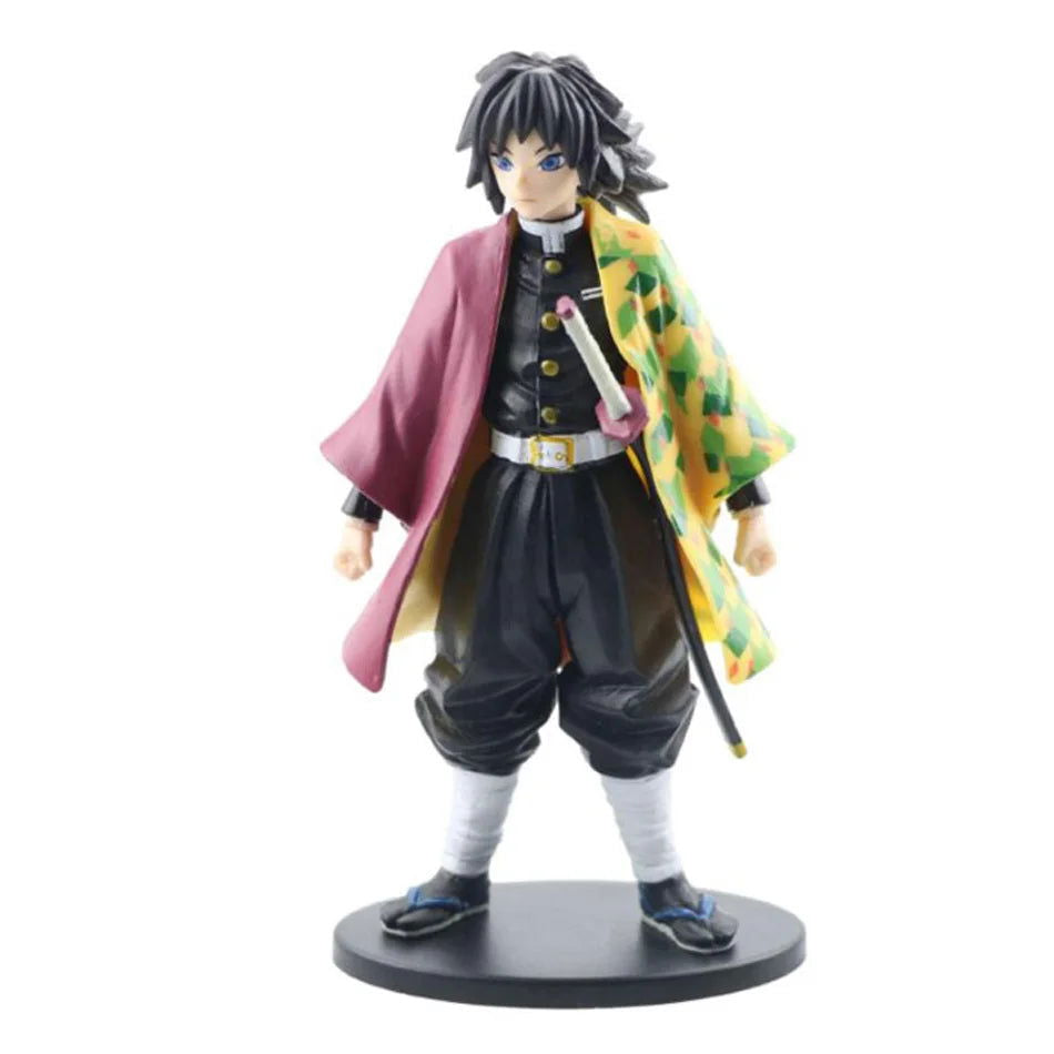 Anime Demon Slayer Kimetsu no Yaiba figure Kamado Tanjirou Action Figure Agatsuma Zenitsu Nezuko Warrior PVC Model Toys - Slobuy