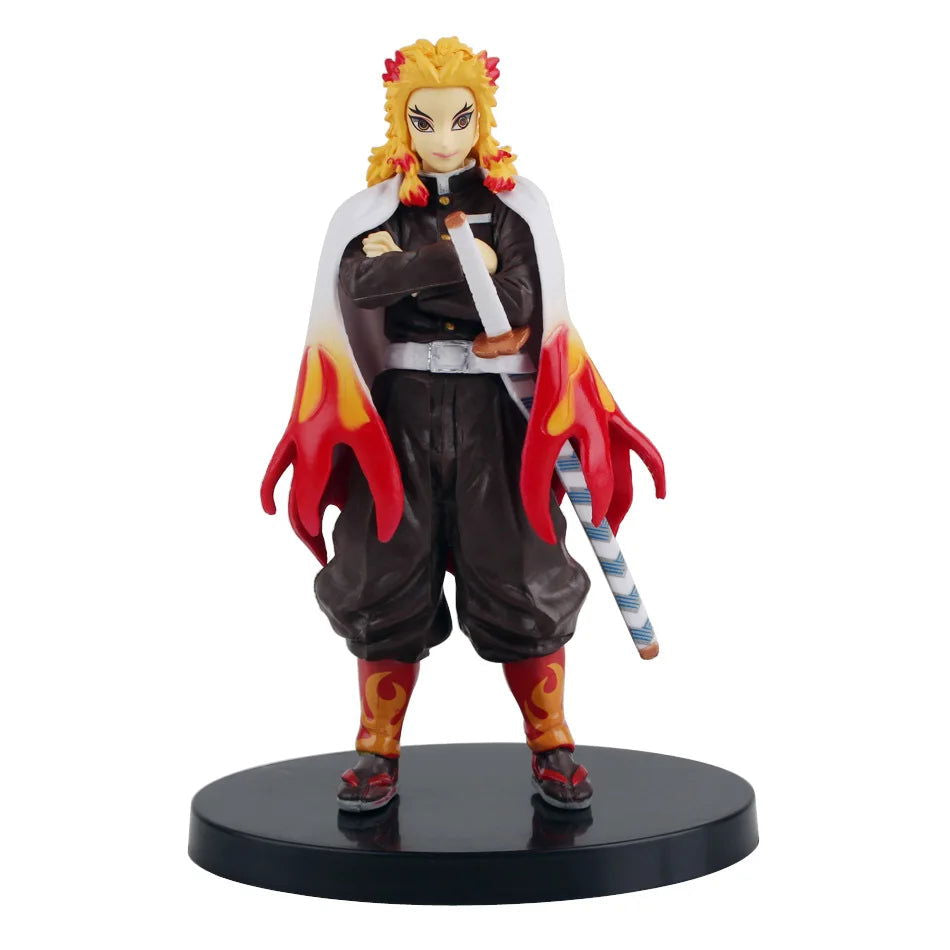 Anime Demon Slayer Kimetsu no Yaiba figure Kamado Tanjirou Action Figure Agatsuma Zenitsu Nezuko Warrior PVC Model Toys - Slobuy