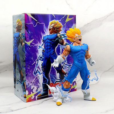 Anime Dragon Ball Z GK Vegeta Figure Self-destruct Majin Vegeta Figurine 27CM PVC Action Figures Collection Model Toys Gifts - Slobuy